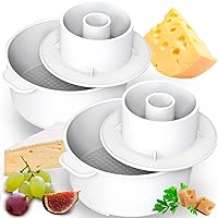 Cheese Mold – Cheese Making Kit 2 pcs – Cheesemaking Supplies – Cheese Set for Press – Paneer Maker – Great for Semi-Soft and Semi-Hard Sheeses – Valentine's Day Gift