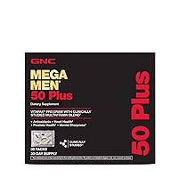 Mega Men 50 Plus Vitapak | Antioxidants, Heart Health, Prostate Health, and Mental Sharpness | 30 Count