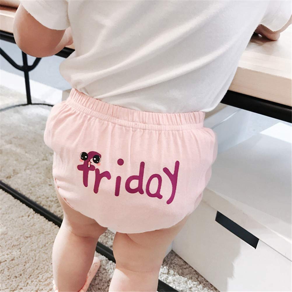 JIEYA Baby Toddlers 7-Pack Underwear Set, Days of the Week,Training Pants Underpants Diaper Covers