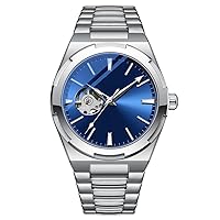 Automatic Men Watches Stainless Steel Watches for Men Waterproof Men's Wrist Watch