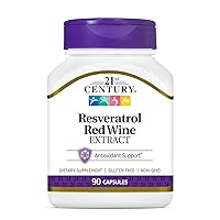 Resveratrol Red Wine Extract Capsules, 90Count