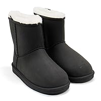 Kids Pepper Boots Faux Fur Lined Warm Pull On Boots