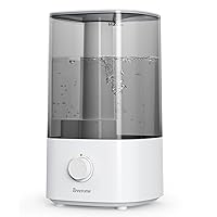 BREEZOME 4L Humidifiers for Bedroom, Top Fill Cool Mist Ultrasonic Humidifiers for Baby, Plants, Nursery, Humidifiers for Large Room Last up to 50 Hours