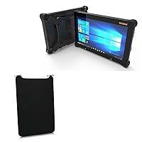 BoxWave Case Compatible with MobileDemand xTablet T1680 - SlipSuit, Soft Slim Neoprene Pouch Protective Case Cover - Jet Black