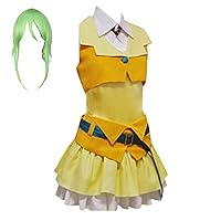 Anime Gumi Cosplay Costume Women Dress with Wig Hair