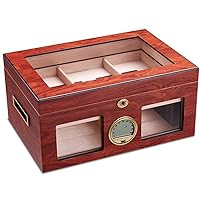 Cigar Humidor,Okiset/Cigar Accessories Cigar Cemoisturizibox Humidor Cabinet Large Capacity Cigar Humidor Box Decorative Box