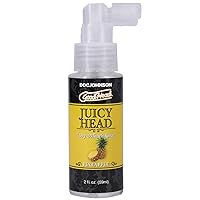 Doc Johnson GoodHead - Juicy Head - Dry Mouth Spray - Instantly Moisturize Your Mouth - Pineapple - 2 fl. oz.(59 ml)