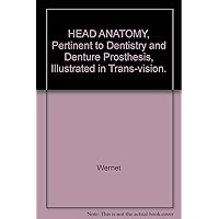 HEAD ANATOMY, Pertinent to Dentistry and Denture Prosthesis, Illustrated in Trans-vision. HEAD ANATOMY, Pertinent to Dentistry and Denture Prosthesis, Illustrated in Trans-vision. Hardcover