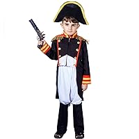 flatwhite Boy's Napoleon Costume (10-12Years)