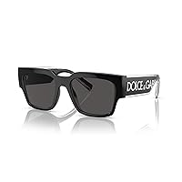 DG6184-501/87 Sunglasses BLACK w/DARK GREY 52mm