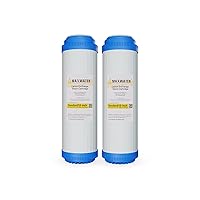 (2 Pack) Calcium, Magnesium TDS Hardness Reduction Water Softening Cation Resin Filters compatible with 10