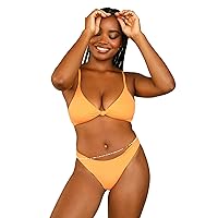 Dippin' Daisy's Zen Top Bikini for Women with Front Tie, Swimsuits for Women with Full Coverage and Adjustable Straps