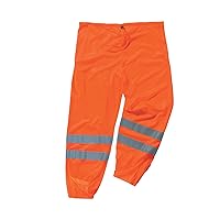 Ergodyne GloWear 8910 ANSI High Visibilty Orange Reflective Safety Pants, 2XL/3XL