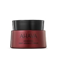 AHAVA Apple of Sodom Advanced Deep Wrinkle Smoothing & Firming Cream - Targets Age-Related Wrinkles & Restores Volume, includes exclusive Osmoter & ATPeptide, 1.7 Fl.Oz