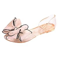 Slippers Size 9 Womens Shoes Shoes Flower Fashion Flat Shoes Women's Jelly Beach Sandals Warm House Slippers for