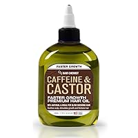 Caffeine and Castor Faster Growth Hair Oil 7.1 oz. - Hair Oil For Faster Hair Growth