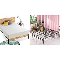 ZINUS 10 Inch Ultima Memory Foam Mattress & SmartBase Tool-Free Assembly Mattress Foundation Set, No Box Spring Needed, Queen