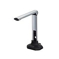 ScannerCam 20F1 Portable 8.0 MP USB Document Camera with Built-in Mic and LED Light for MAC, PC, Chromebook. Designed for Online Learning, Web Meeting and Document Scanning, 2 Year Warranty
