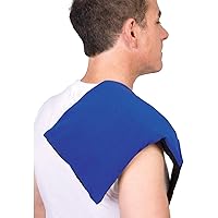 Theramed Ice Pack for Injuries - Gel Ice Pack Reusable with Straps - for Back Pain, Neck Pain, Knees, Ankles Elbows, Large, 35