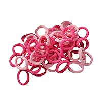 100Pcs Hair Rope Gift Anti-fall Beautiful Korean Style High Elastic Hair Ties Red