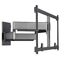 TVM 5855 Full-Motion Ultra Strong TV Wall Mount for Large and Heavy TVs up to 100 inches and 165 lbs, Swivels up to 120°, Max. VESA 600x400, Universally Compatible