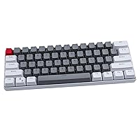 Sunzit Keycaps, 61 Keycaps Backlight Two-Color Mechanical Keypad PBT Keycap For GH60 / RK61 / ALT61 / Annie/Keyboard Poker Keys