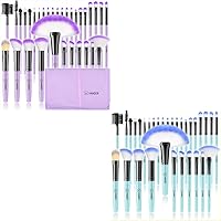 VANDER Save 20% on Makeup Brushes 32Pcs Purple Makeup Brushes Set+ 32Pcs Blue Makeup Kit（Cosmetic bag not included）