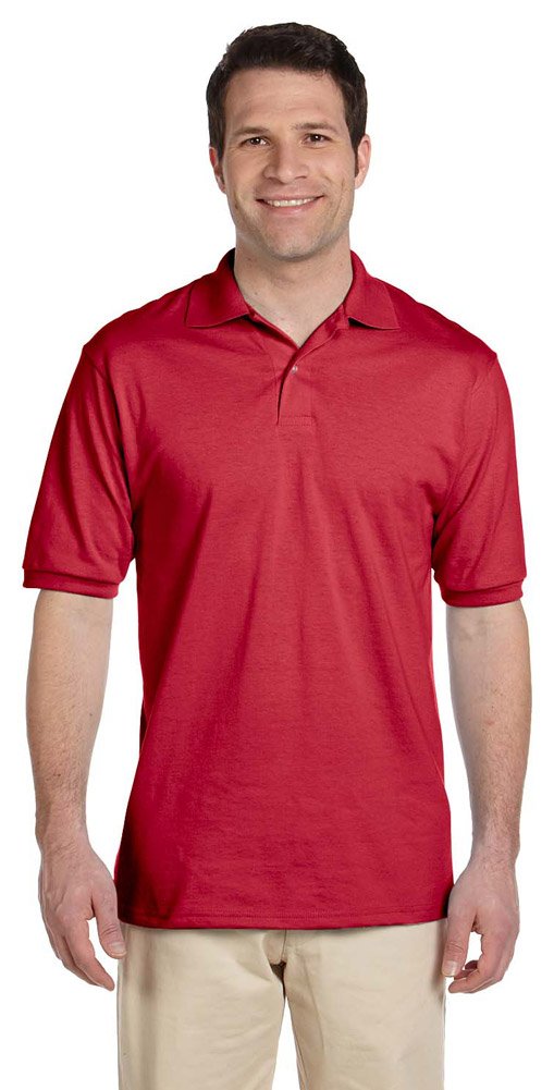 Jerzees Men's SpotShield Short Sleeve Preshrunk Polo Shirt