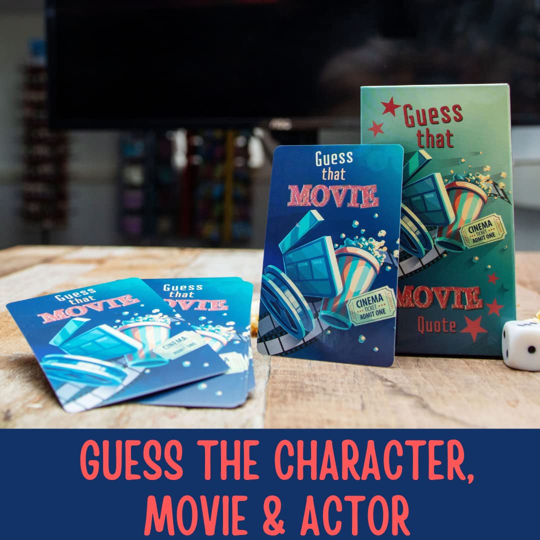 Boxer Gifts Guess That Movie Quote Quiz | Fun Film Themed Trivia Party/Family Game