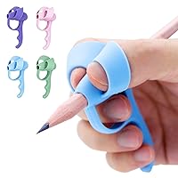 Pencil Grips for Kids Handwrting, Finger Posture Correction Training Tool for Childs Learn to Write, Suitable for Kindergarten Preschool Homeschool Classroom(4PCS)