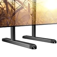 Universal Table Top TV Stand Base Replacement for Most 37 to 80 Inch LCD LED TVs, 4 Height Adjustable Legs with Cable Management Hold up to 100lbs,Max VESA 800x400mm,Black(SG81901)