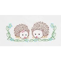 Jack Dempsey Pillowcase Children's Hedgehogs