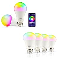Save 23% for A19 RGB Smart Bulbs 4 Packs and 2 Packs