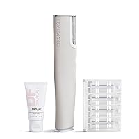 LUXE+ Device, Anti,Aging, Exfoliation, Hair Removal, and Dermaplaning Tool with Sonic Edge Technology and 4 Weeks of Treatment