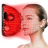 Red Light Therapy for Face,7 Colors LED Face Mask Light Therapy with 96 High Energy Beads,Red Light Therapy Mask for Women at Home,for Skincare Firming Skin Acne Removal Wrinkle Reduction