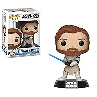 Funko POP!: Star Wars: Clone Wars: OBI Wan OBI-Wan Kenobi - Collectible Vinyl Figure - Gift Idea - Official Merchandise - for Kids & Adults - TV Fans - Model Figure for Collectors and Display