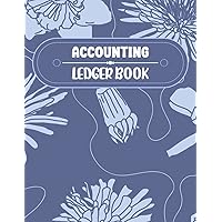 Accounting Ledger Book: A Simple Accounting Ledger Book for Bookkeeping and Small Business or Personal Use and Financial Planner Organizer with Account Ledger Book