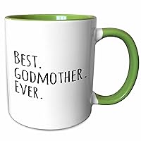 3dRose Best Godmother Ever - Gifts for God mothers or Godmoms - god mom -... - Mugs (mug_151526_12)