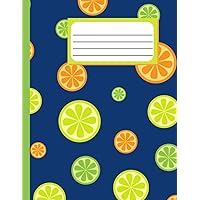 Super Cool Citrus Fruit Summer Composition Notebook | College Ruled, 8.5x11: Cute Composition Notebooks for School Going Kids, Teens, Girls & Boys