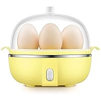 egg boiler Egg Steamer, Egg Cooker, Household Small Egg Cooker, Multi-function Egg Steamer, Breakfast Machine, Single Layer Can Cook 5 Eggs egg boiler (Color : Parent)