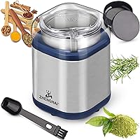 Rechargeable Electric Dry Herb Grinder - LONZEN 2018 Best Design. Crush the  Toughest Spice with Heavy Duty Stainless Steel Blade