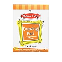 Melissa & Doug Drawing Pad (9 x 12 inches) With 50 Sheets of White Bond Paper