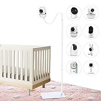 Baby Monitor Floor Stand Holder | Compatible with Infant Optics DXR-8 Pro, Hello Baby, Owlet, Nanit Floor Stand, Motorola, Vava | Baby Monitor Mount Secure, Adjustable & Universal Mount