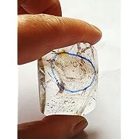 PEKMAR Real Tibet Himalayan High Altitude Enhydro Crystal Quartz 1.69 Inch with 1 Easily Visible Moving Bubble