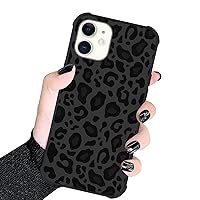 KANGHAR Case Compatible with iPhone 13 Pro,Black Leopard Design,Tire Texture Non-Slip +Shockproof Rugged TPU Protective Case for iPhone 13 Pro 6.1 Inch (2021) Leopard Pattern