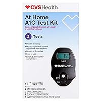 CVS A1C At Home Test Kit, Home Use Monitoring of Glycemic Control, Easy Operation for at home A1C Monitoring