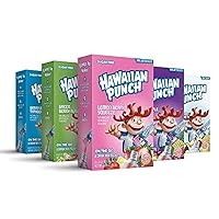Hawaiian Punch, Paradise Variety Pack– Powder Drink Mix - (5 boxes, 40 sticks) – Sugar Free & Delicious, Excellent source of Vitamin C, Makes 40 flavored water beverages