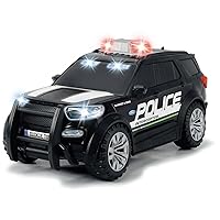 Dickie Toys HK Ltd Light & Sound Ford Police Interceptor, Black