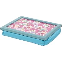 Maturi Small Lap Tray for Kids, Fairy Princess Design, Multi-Color, 13.7 x 11.4 x 3-inches