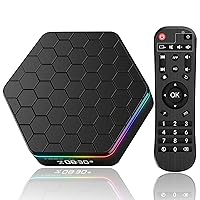 EASYTONE 2024 Android TV Box 12.0, Android Box TV 4GB 64GB Allwinner H618 Quad core 6K TV Box with 2.4/5GHz Dual-WiFi 6K UHD WiFi 6 BT5.0 Ethernet 100M Smart TV Box Android